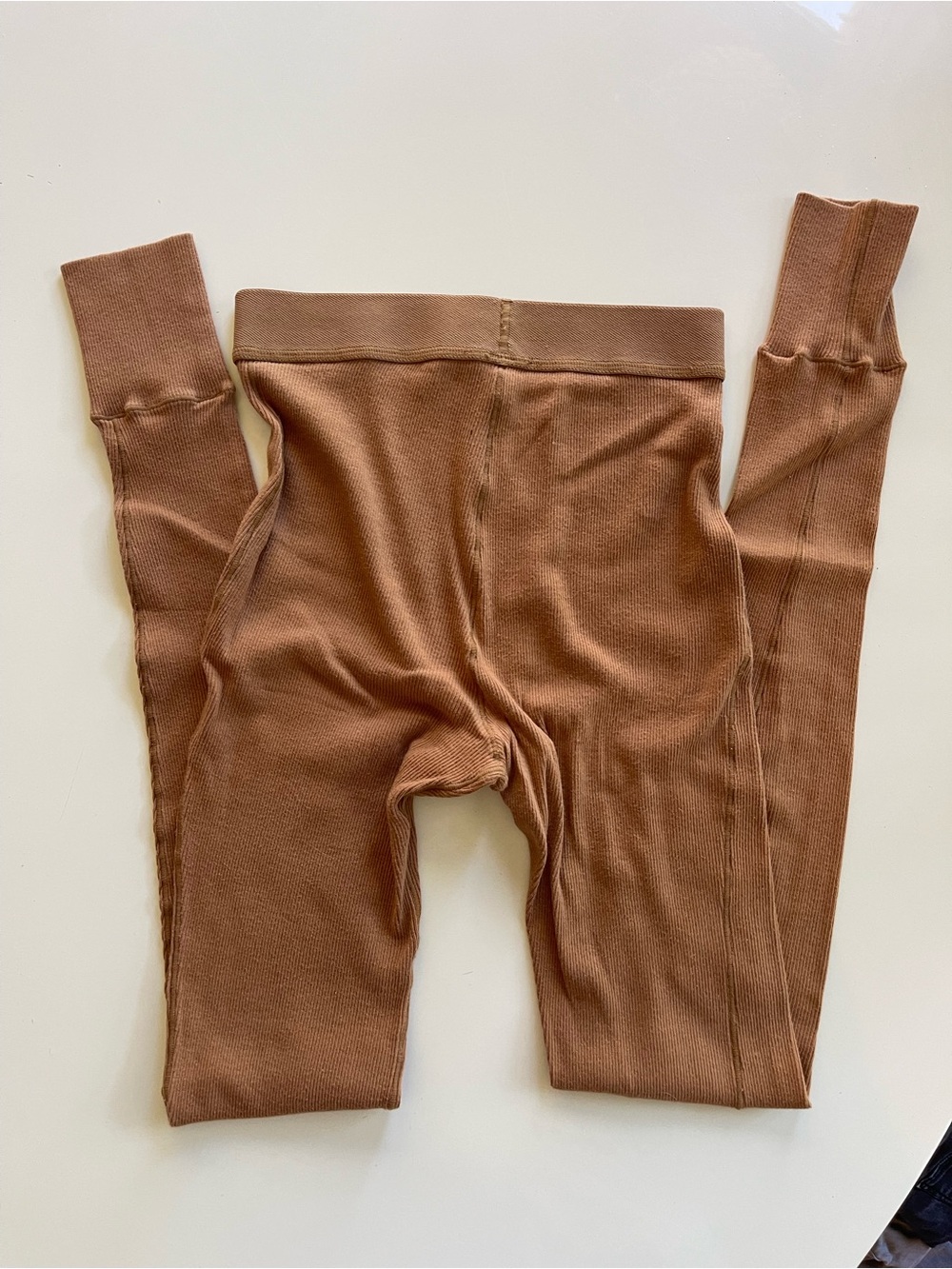 Skims Cotton Ribbed Leggings Sedona - XXS - Picture 5 of 5